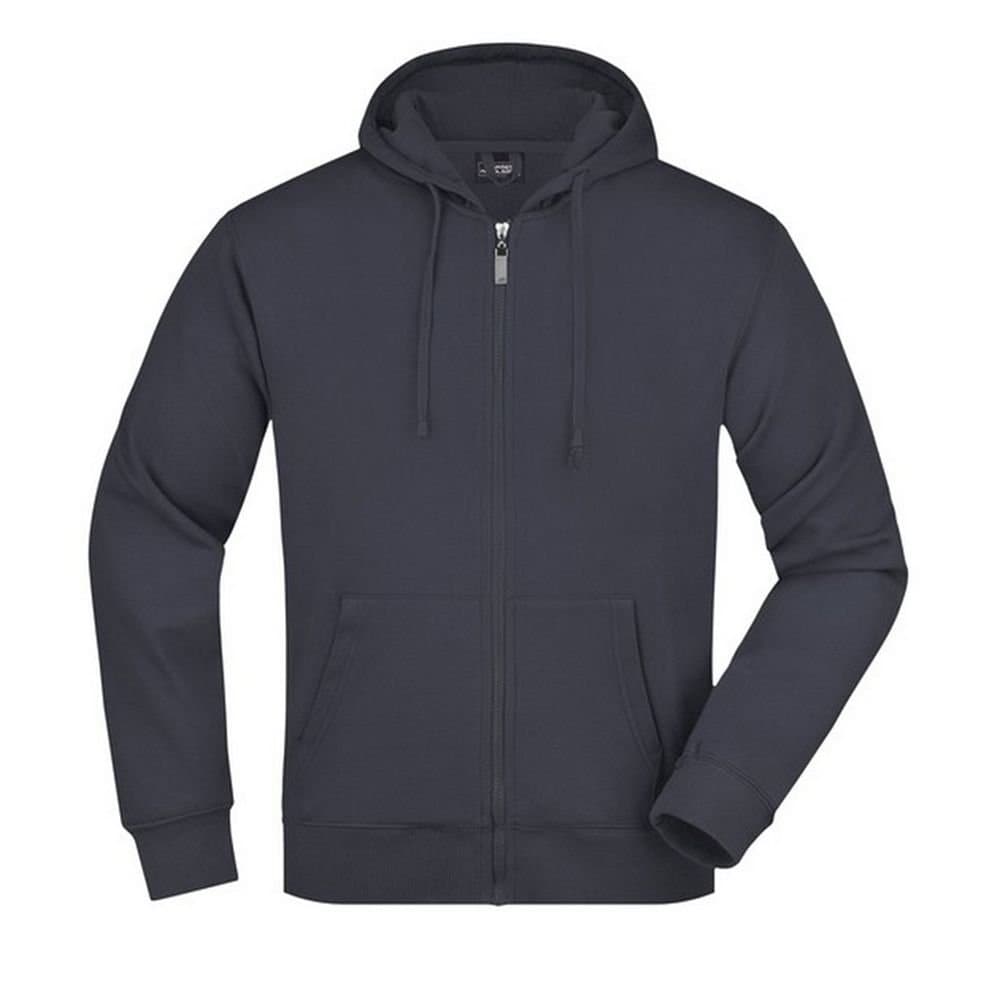 James and Nicholson James and Nicholson Men's Full Zip Hoodie in Navy