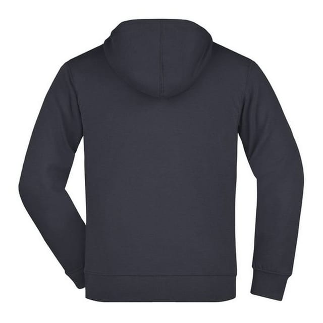 James and Nicholson James and Nicholson Men's Full Zip Hoodie in Navy - 2