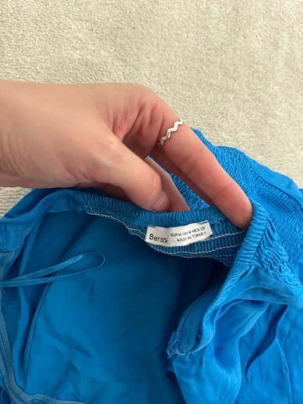 Bershka Blue Bershka mini dress