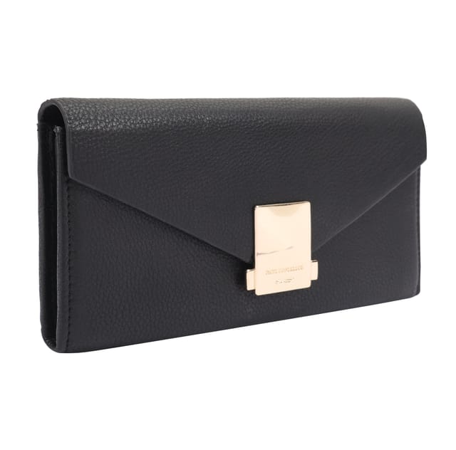 Paul Costelloe Paul Costelloe Women's Aspen Leather Purse in Black - 2