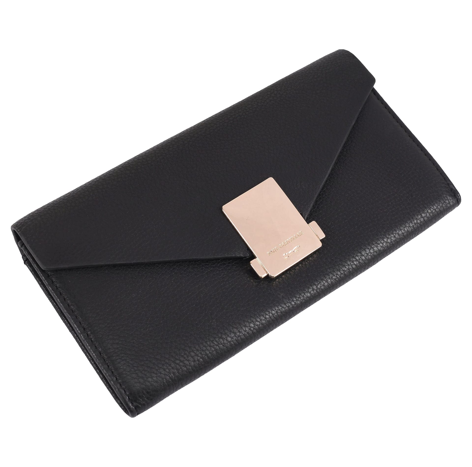 Paul Costelloe Paul Costelloe Women's Aspen Leather Purse in Black - 4