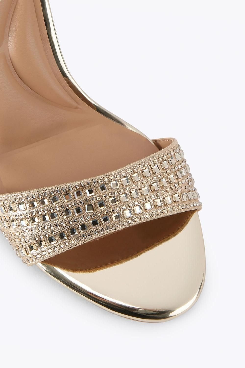Carvela Carvela Women's 'Kianni' Fabric Heels in Gold - 4