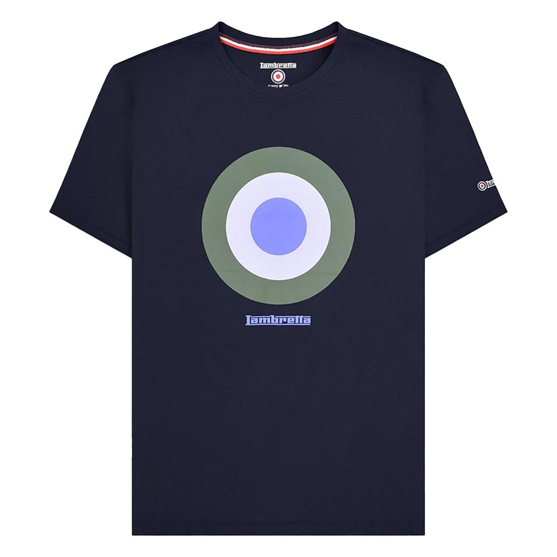 Lambretta Lambretta Men's SS24 Target T-Shirt in Navy - 2