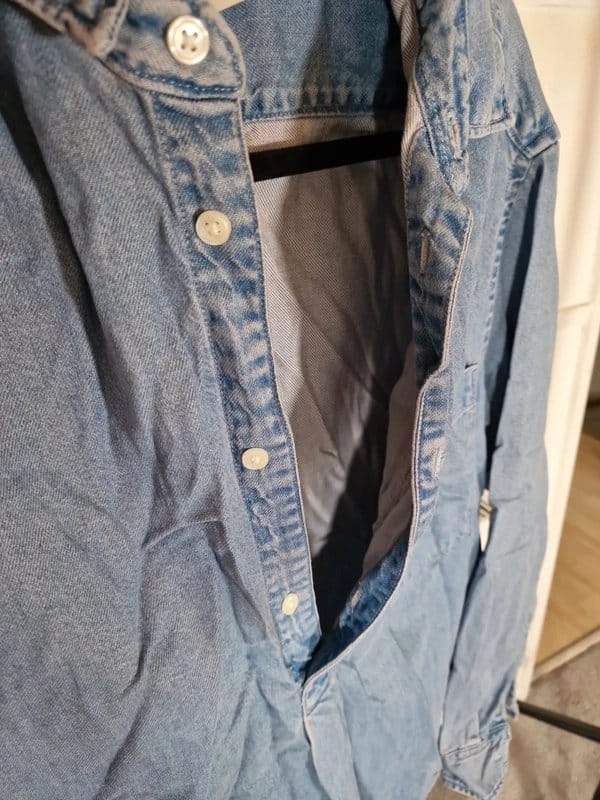 H&M Men's denim oversized polo - 1