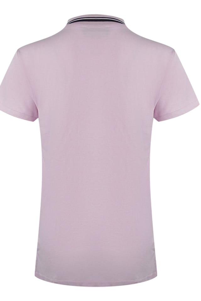 Love Moschino Love Moschino Women's Short Sleeve Polo Shirt in Lilac - 3