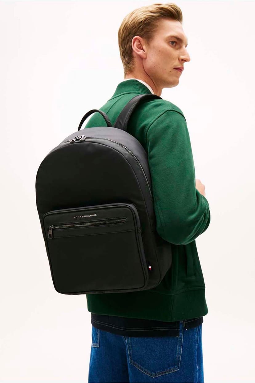 Tommy Hilfiger Tommy Hilfiger Men's TH Repreve Backpack Black - 1