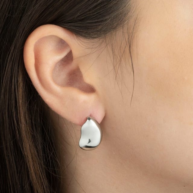 Gold Trip Gold Trip Women's Lava Earrings in Silver - 2