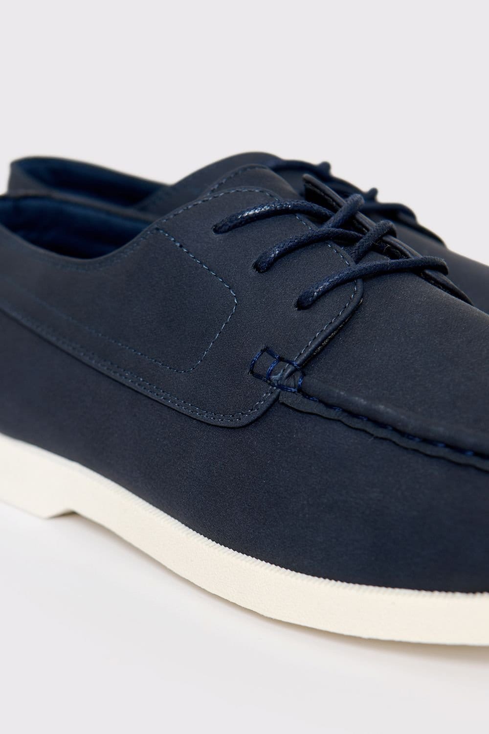 Threadbare Threadbare Men's Faux Suede Boat Shoes in Navy - 4