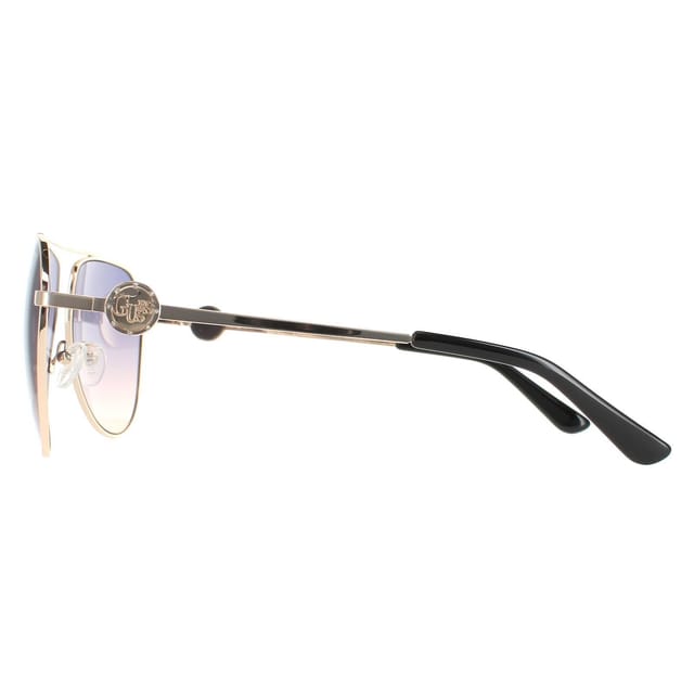 Guess Guess Women's Aviator Gold Blue Gradient GF6140 - 3