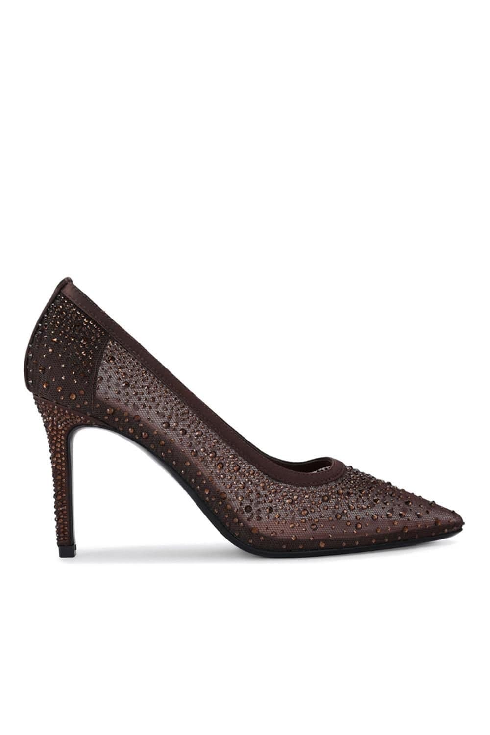 Carvela Carvela Women's 'Lovebird Mesh' Fabric Heels in Brown