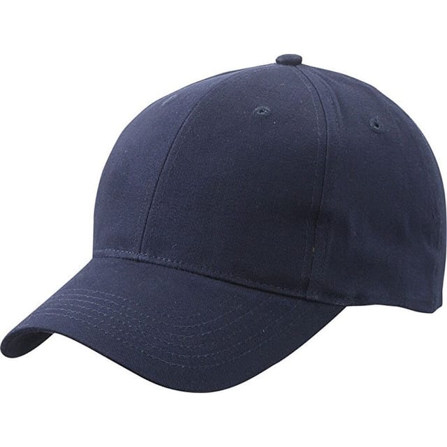 Myrtle Beach Myrtle Beach Men's 6 Panel Brushed Cotton Baseball Cap in Navy - 2