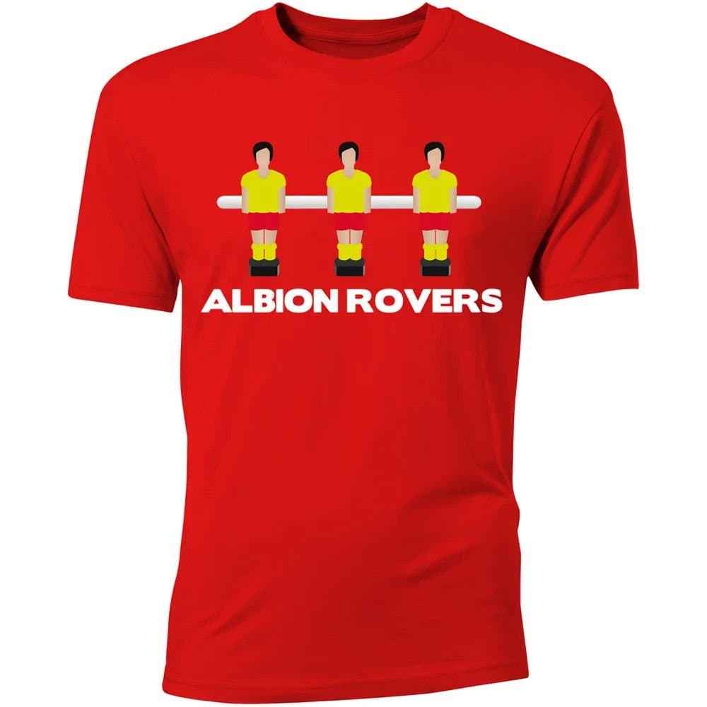 Albion Rovers Albion Rovers Men's Table Football T-Shirt (Red) in Red