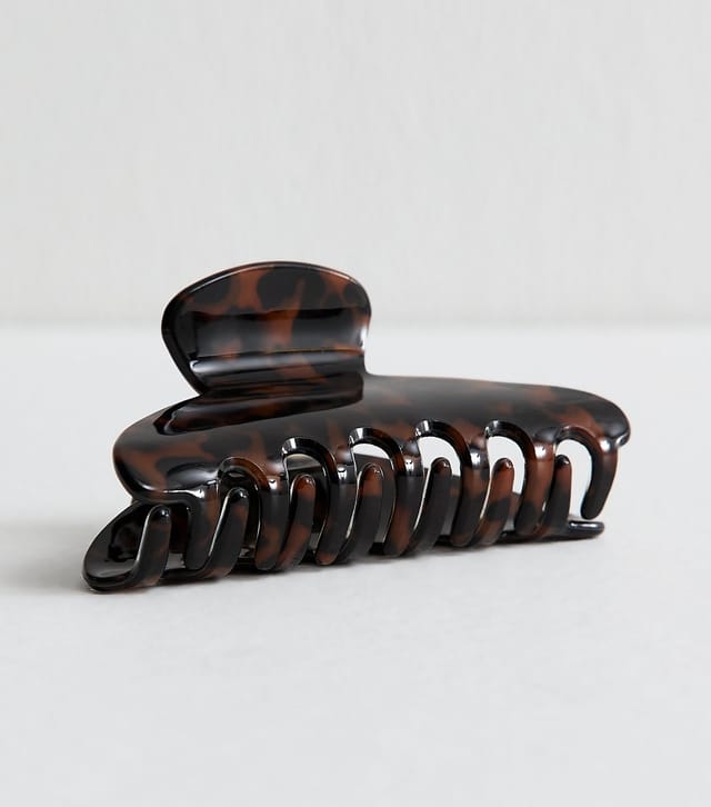 New Look Brown Curved Tortoiseshell Hair Clip New Look - 3