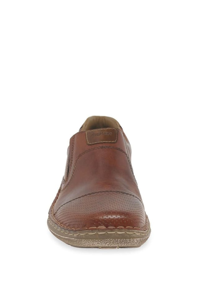 Rieker Rieker Men's 'Derry' Extra Wide Slip On Shoes in Brown - 3