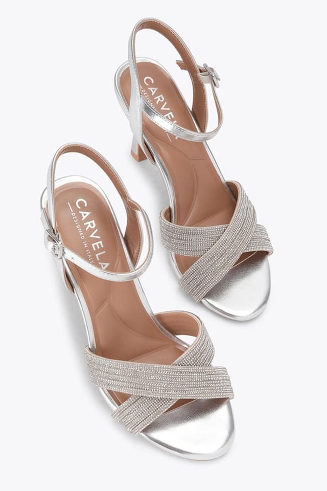 Carvela Carvela Women's 'Divine High Sandal' Heels in Silver - 2