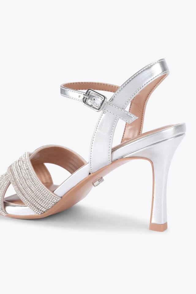 Carvela Carvela Women's 'Divine High Sandal' Heels in Silver - 3