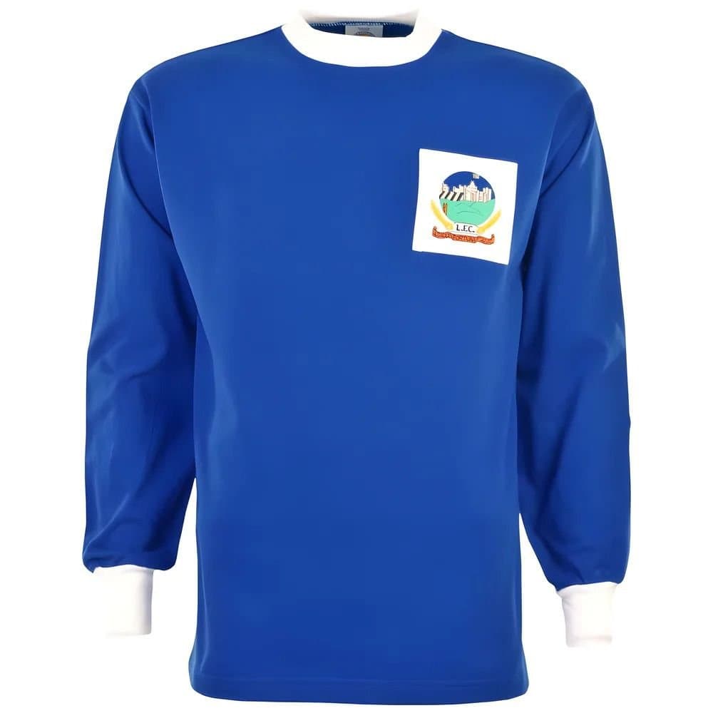 Linfield Linfield Men's Mens Retro 1960s Football Shirt in Blue