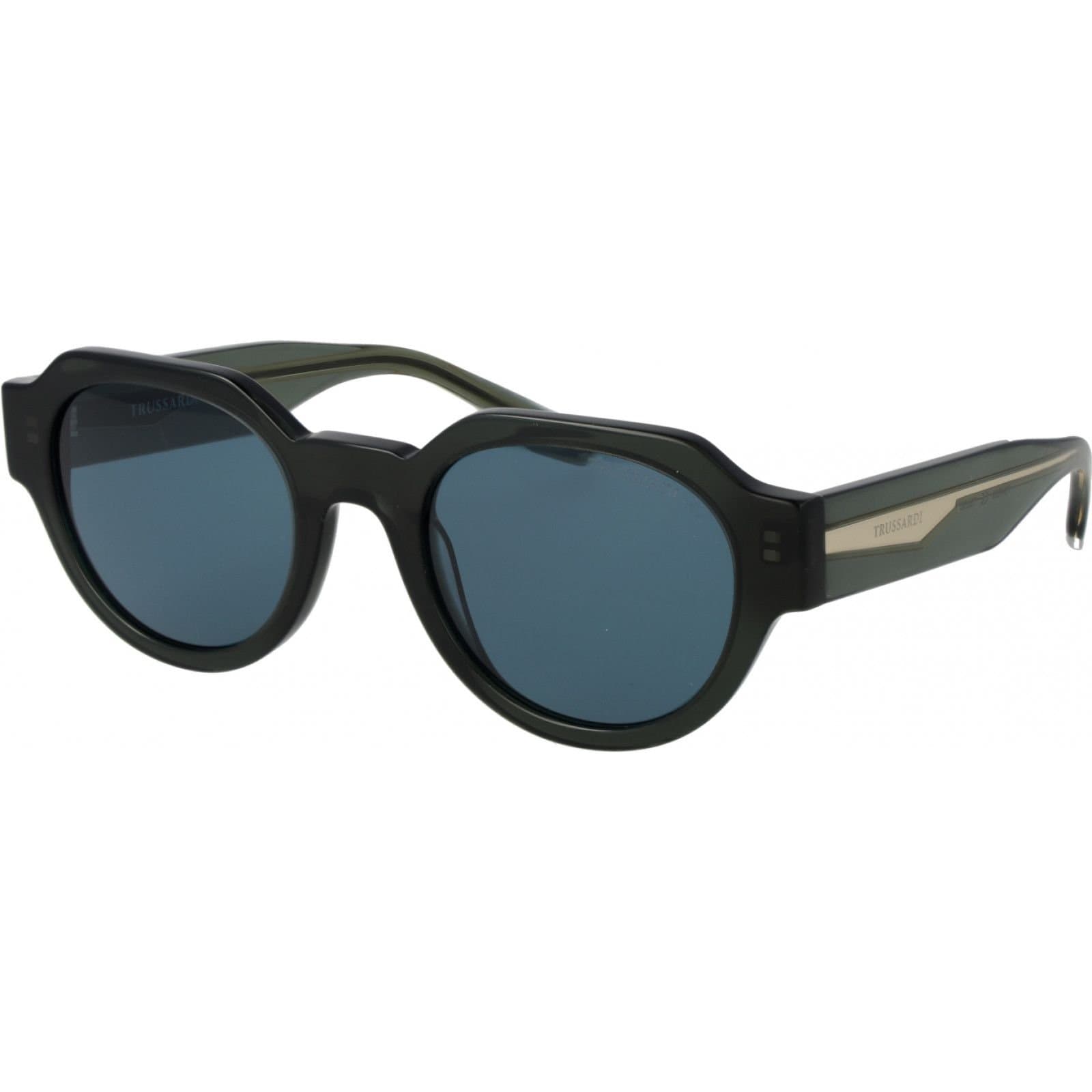 Trussardi Trussardi Men's TSU9031 51T01 Round/Oval Sunglasses in Green