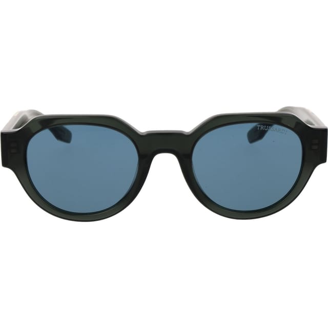 Trussardi Trussardi Men's TSU9031 51T01 Round/Oval Sunglasses in Green - 2