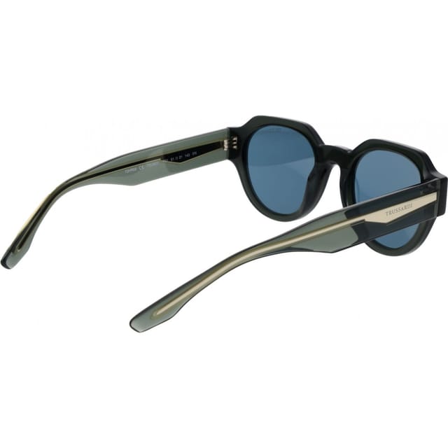 Trussardi Trussardi Men's TSU9031 51T01 Round/Oval Sunglasses in Green - 3
