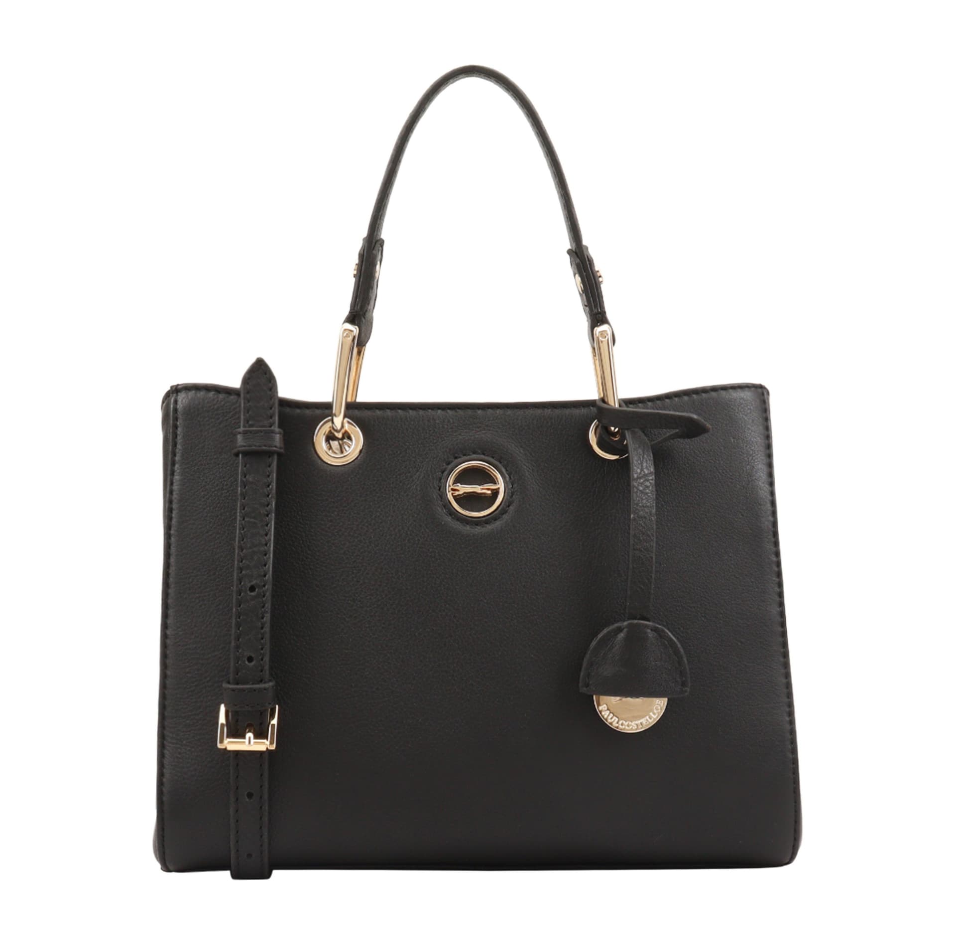 Paul Costelloe Paul Costelloe Women's Selma Leather Multi Way Bag in Jet Black