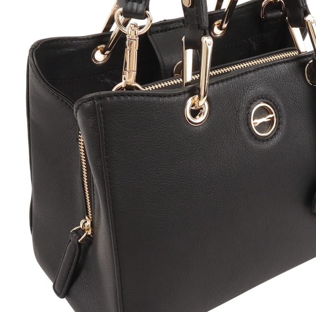 Paul Costelloe Paul Costelloe Women's Selma Leather Multi Way Bag in Jet Black - 2
