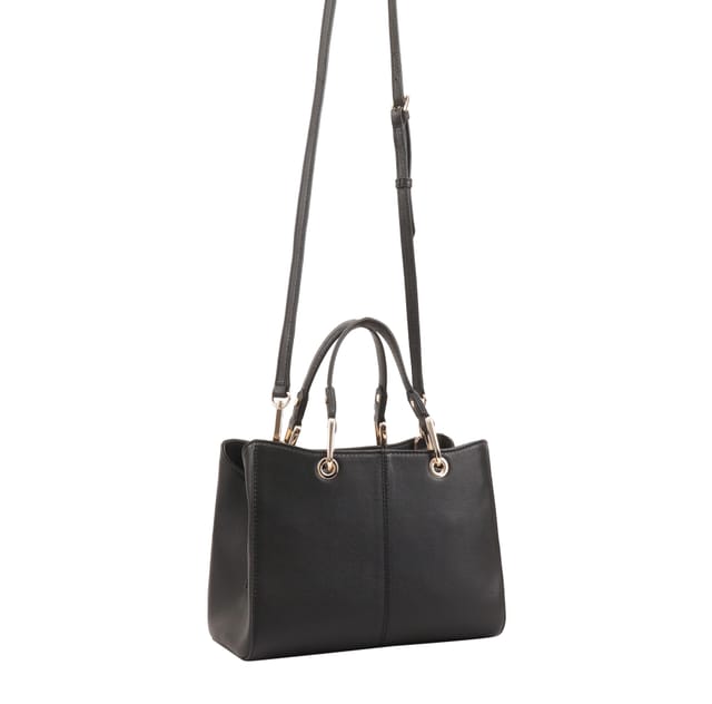 Paul Costelloe Paul Costelloe Women's Selma Leather Multi Way Bag in Jet Black - 3