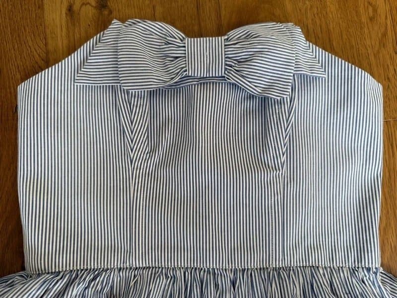 Jack Wills Jack Wills boned strapless corset mini dress