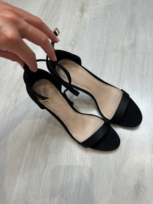 ASOS ASOS black sandal heel UK 4