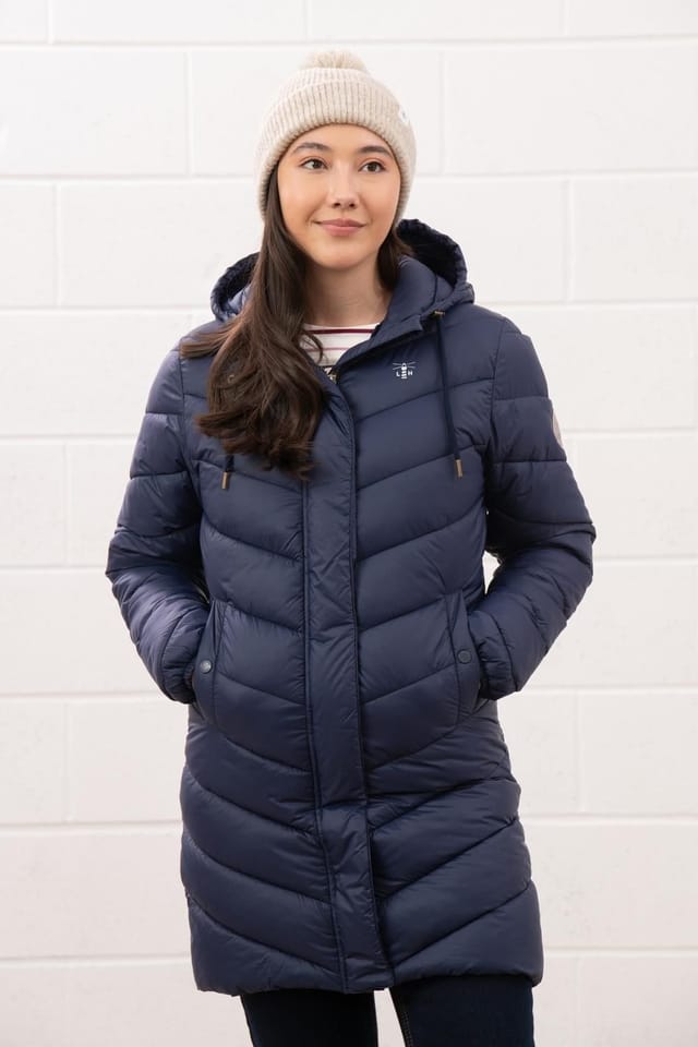 Lighthouse Clothing Lighthouse Clothing Women's Laurel Coat in Dark Blue - 2