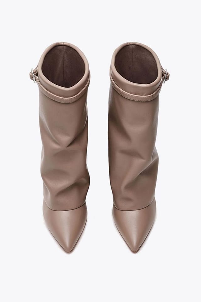 Steve Madden STEVE MADDEN Women's 'Shocker Boot Taupe' Boots in Taupe - 3