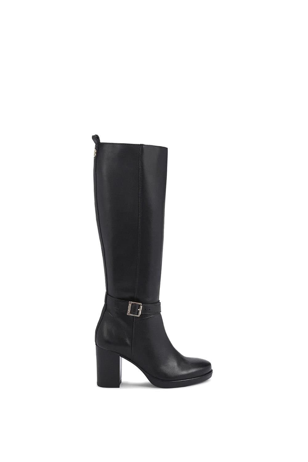 Carvela Carvela Women's 'Silver Knee Wide Fit' Leather Boots in Black