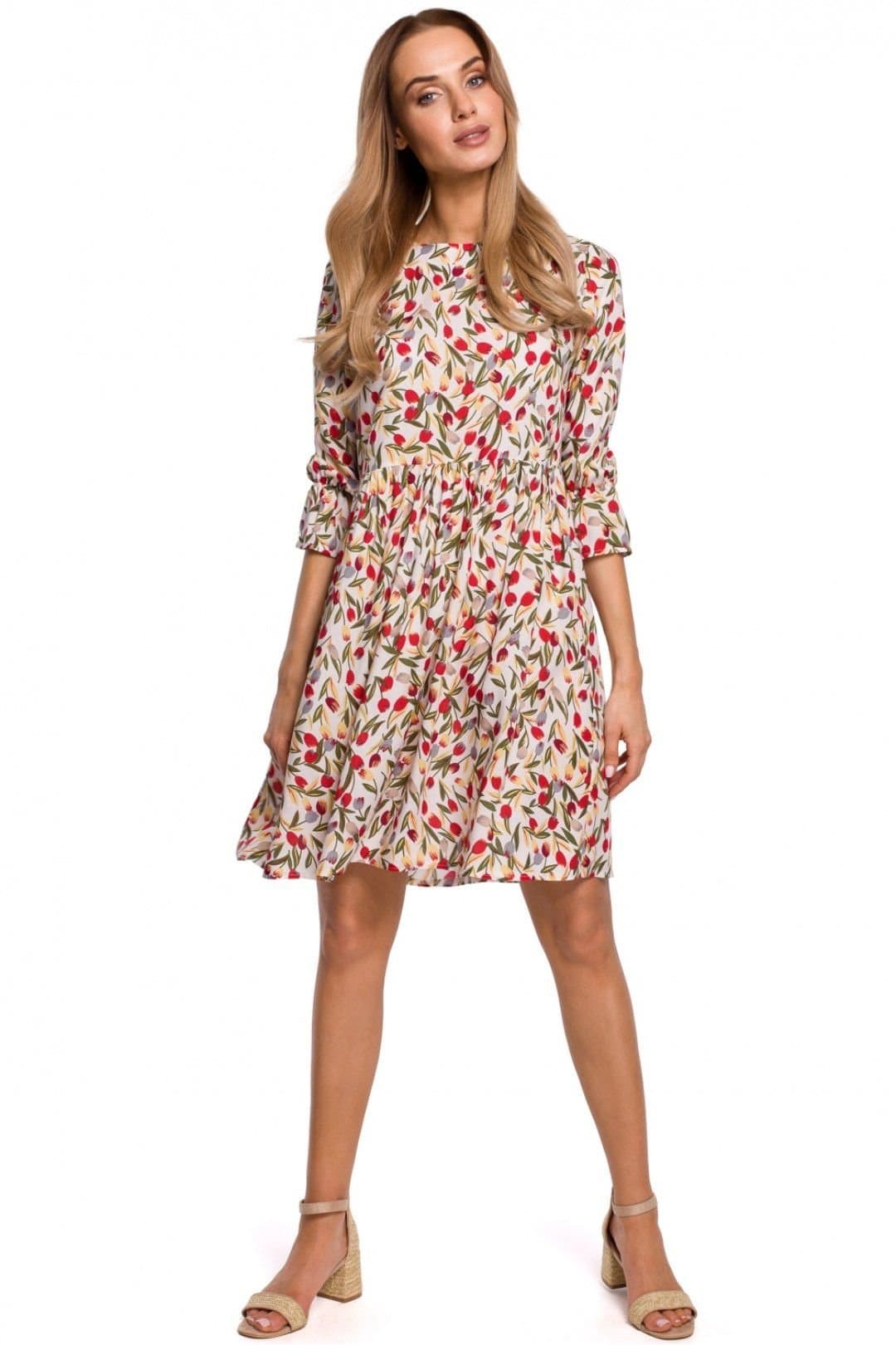 Love Lace Love Lace Women's Classic Summer Dress with Elastic Frill Sleeves