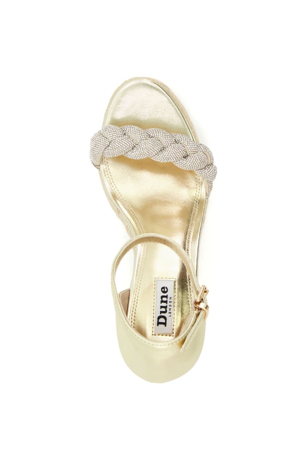 Dune London Dune London Women's 'Kingdom' Leather Wedges in Metallics - 4