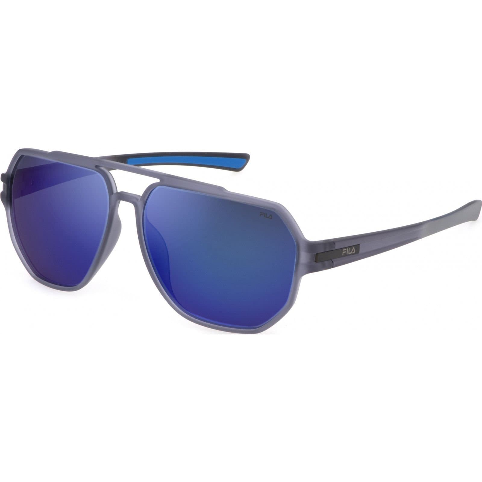 FILA FILA Men's SFI301-607F6P Square/Rectangle Sunglasses in Grey