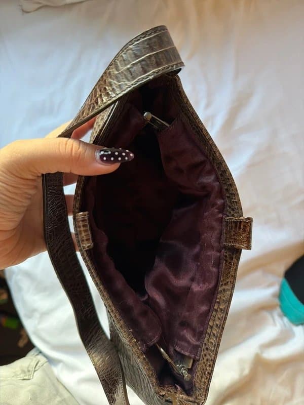ASOS Vintage brown faux leather bag