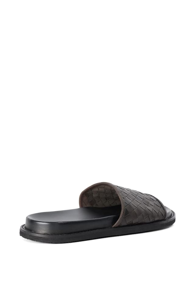 Dune London Dune London Men's 'Ivar' Leather Sandals in Brown - 3