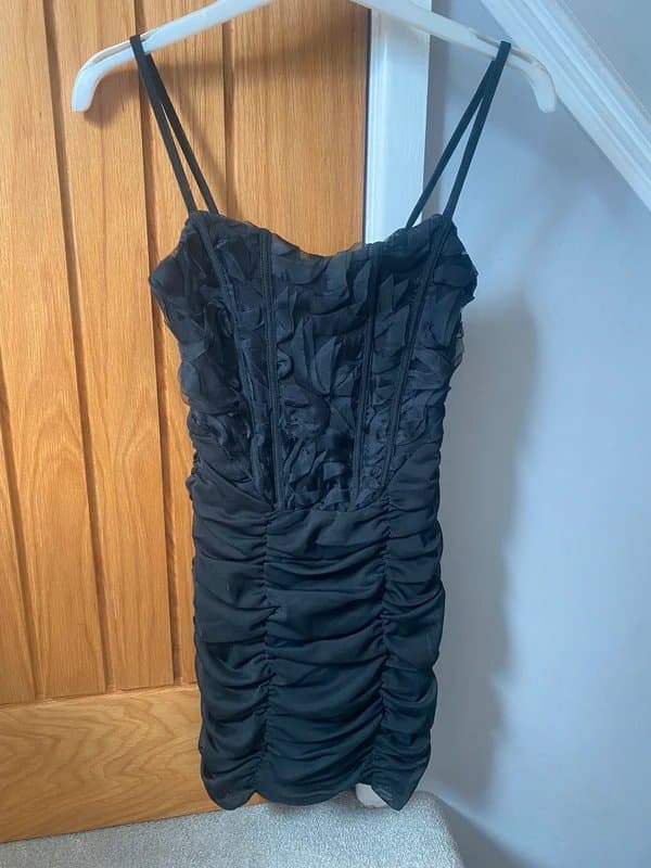 Bershka Black mini dress