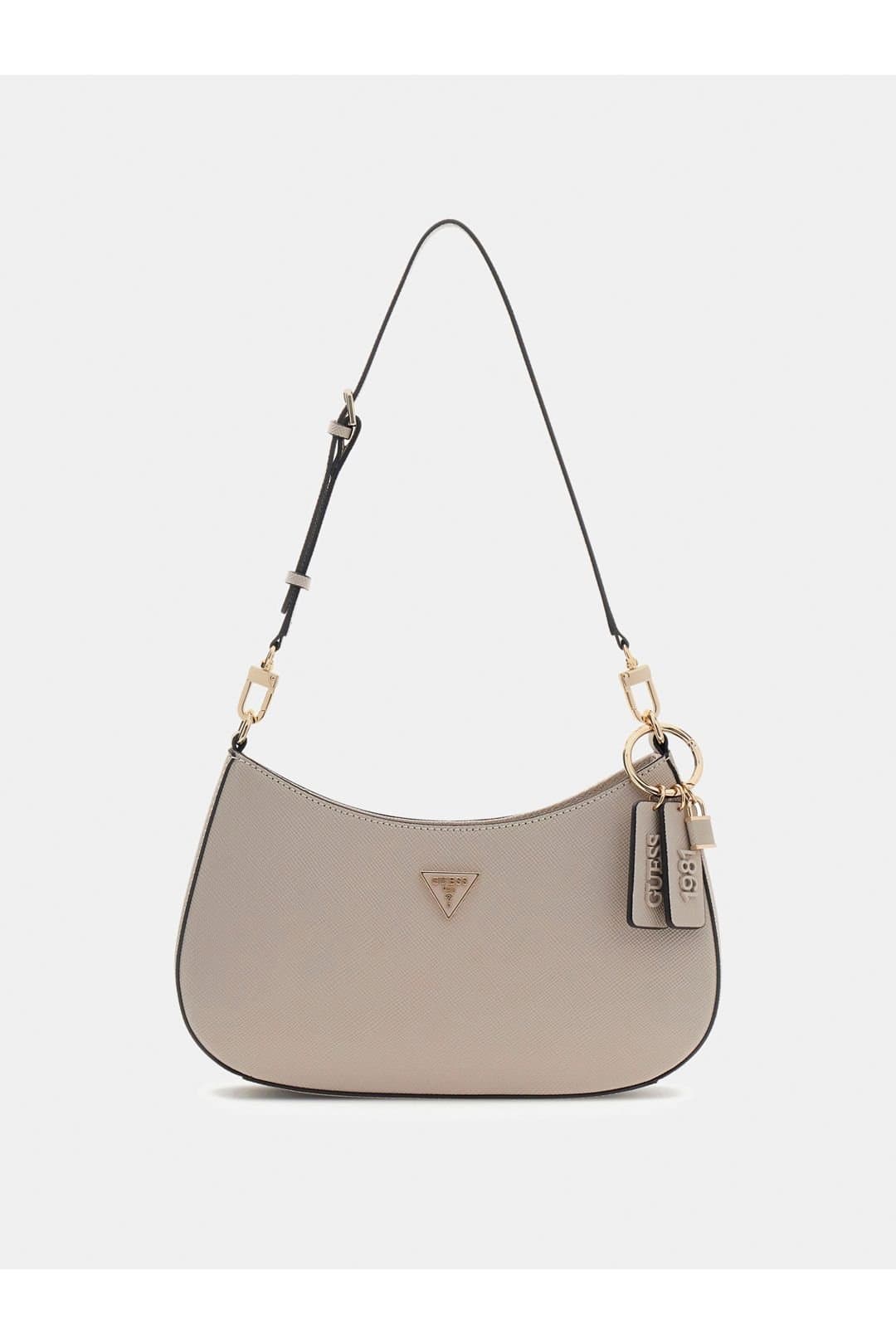 Guess Guess Women's Noelle Ii Top Zip Shoulder Bag Taupe