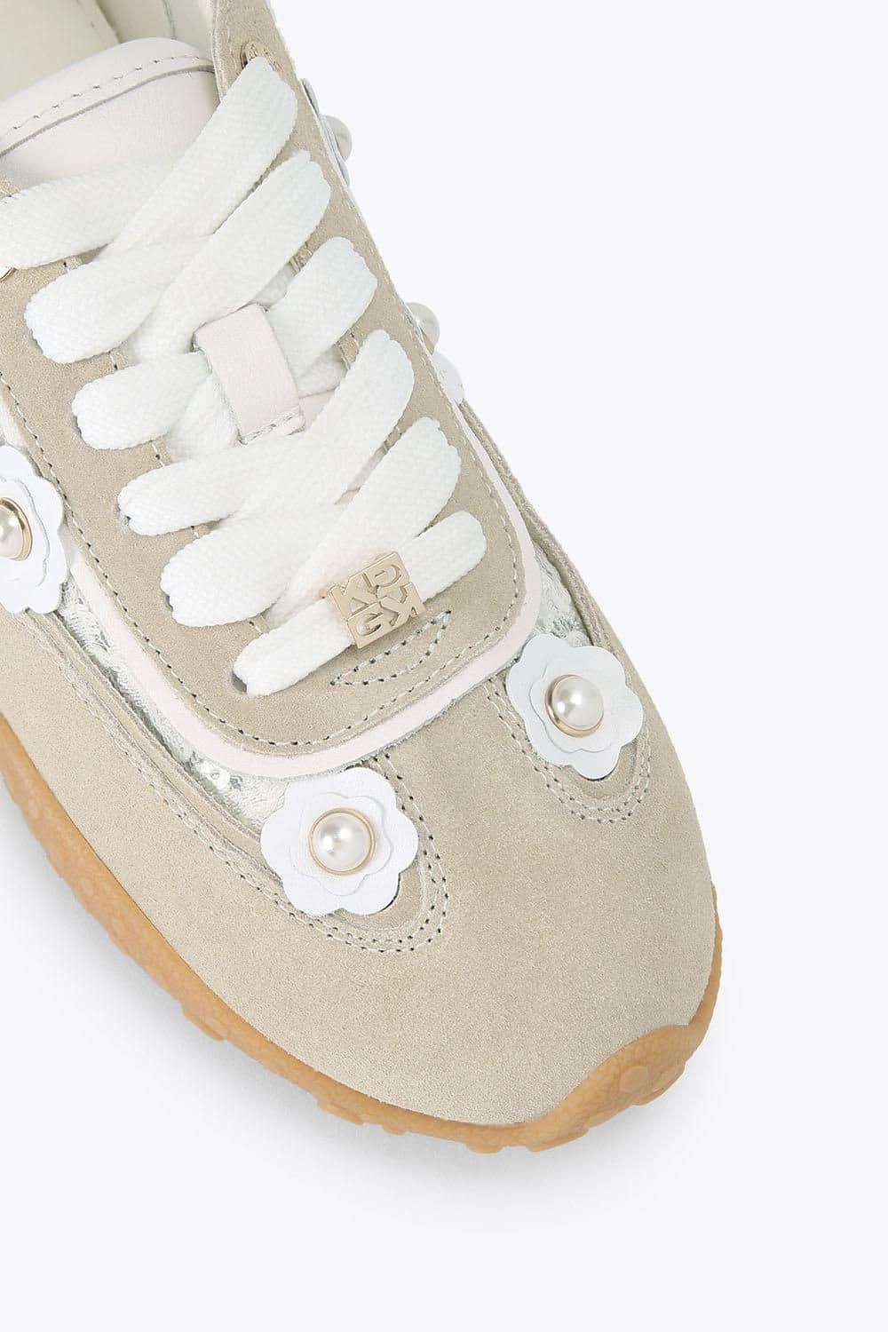 KG Kurt Geiger KG Kurt Geiger Women's 'Lavender Flower' Trainers in Light Beige - 4