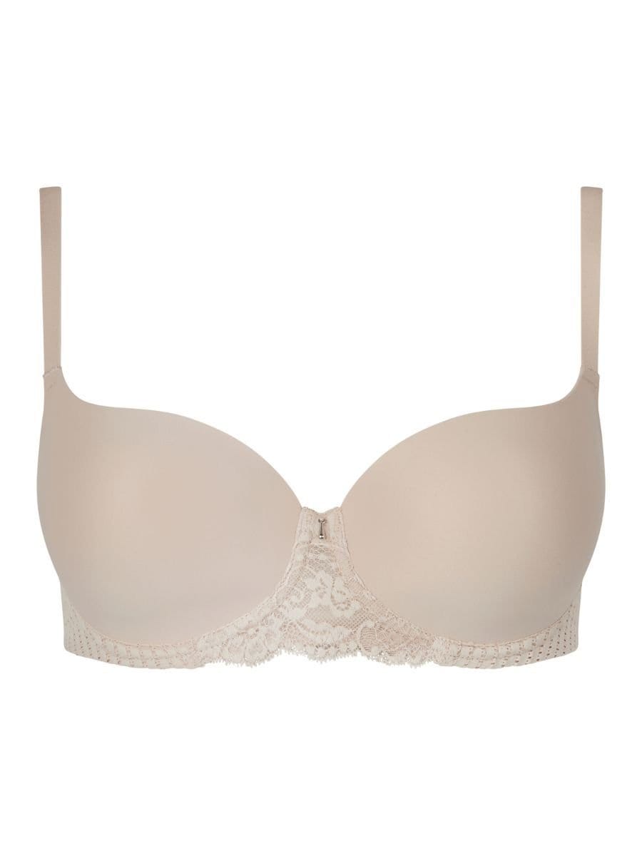 Chantelle Chantelle Women's Easy Feel Marilyn Covering T-Shirt Bra - Golden Beige in Nude - 4