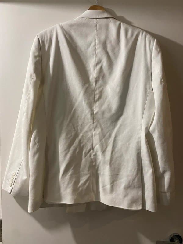 ASOS Design White Slim Suit Jacket - Read Description