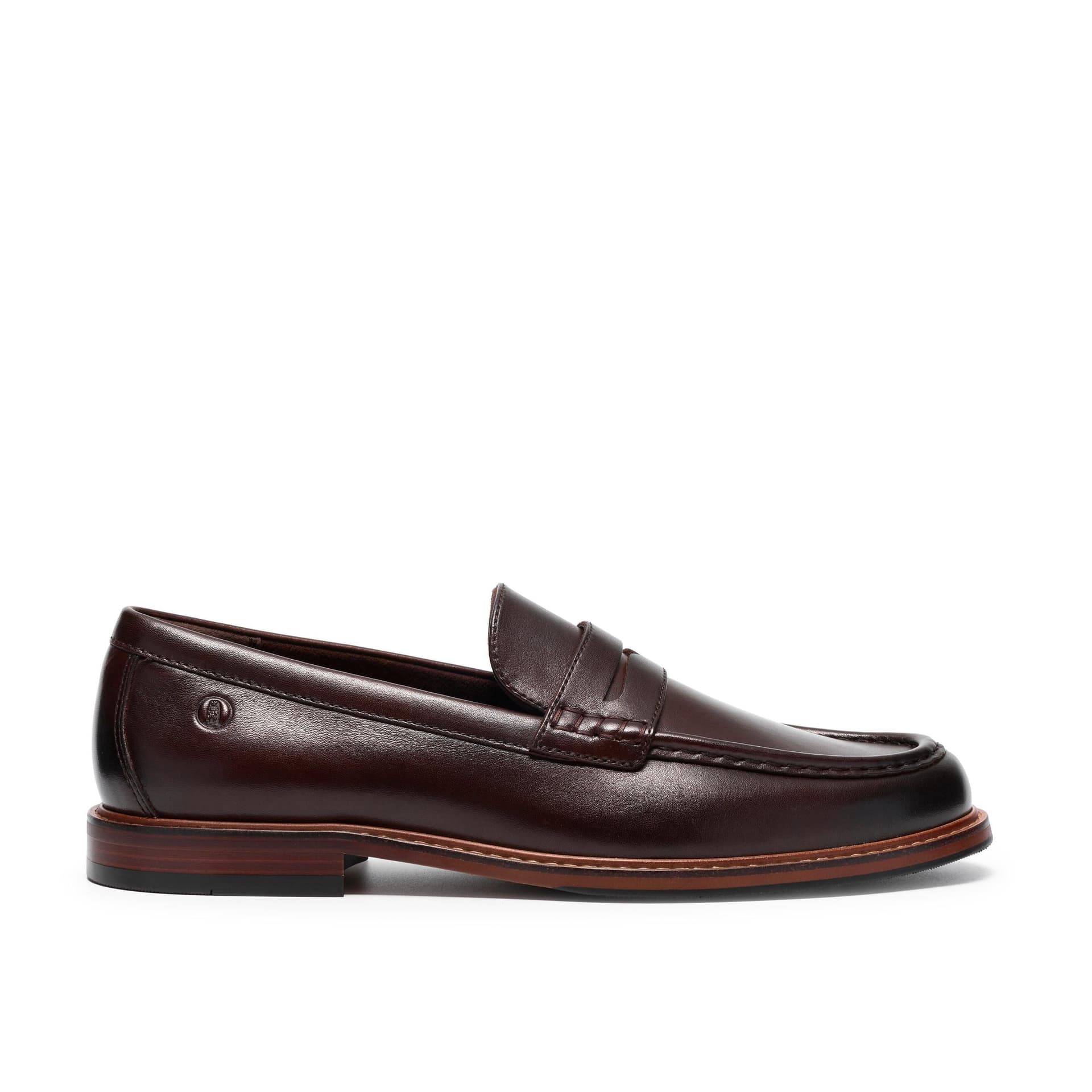 Clarks Clarks Men's Cranhill Lo Brown Leather Loafers, Slip Ons