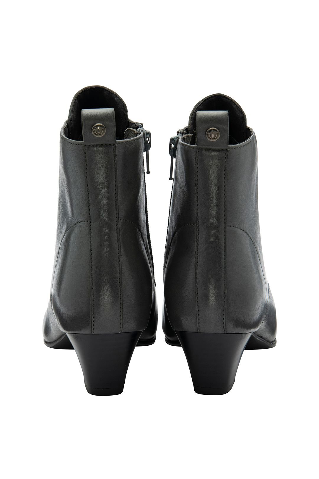 Lotus Lotus Women's 'Lorissa' Leather Zip-Up Ankle Boots in Grey - 3