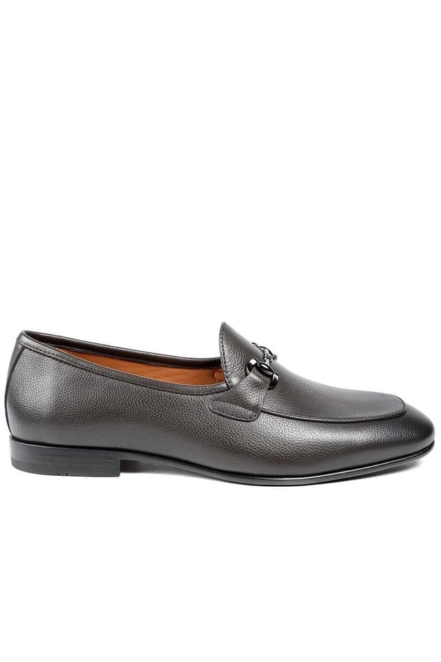 Jones Bootmaker Jones Bootmaker Men's Remus Leather Slip On Loafers in Brown - 2
