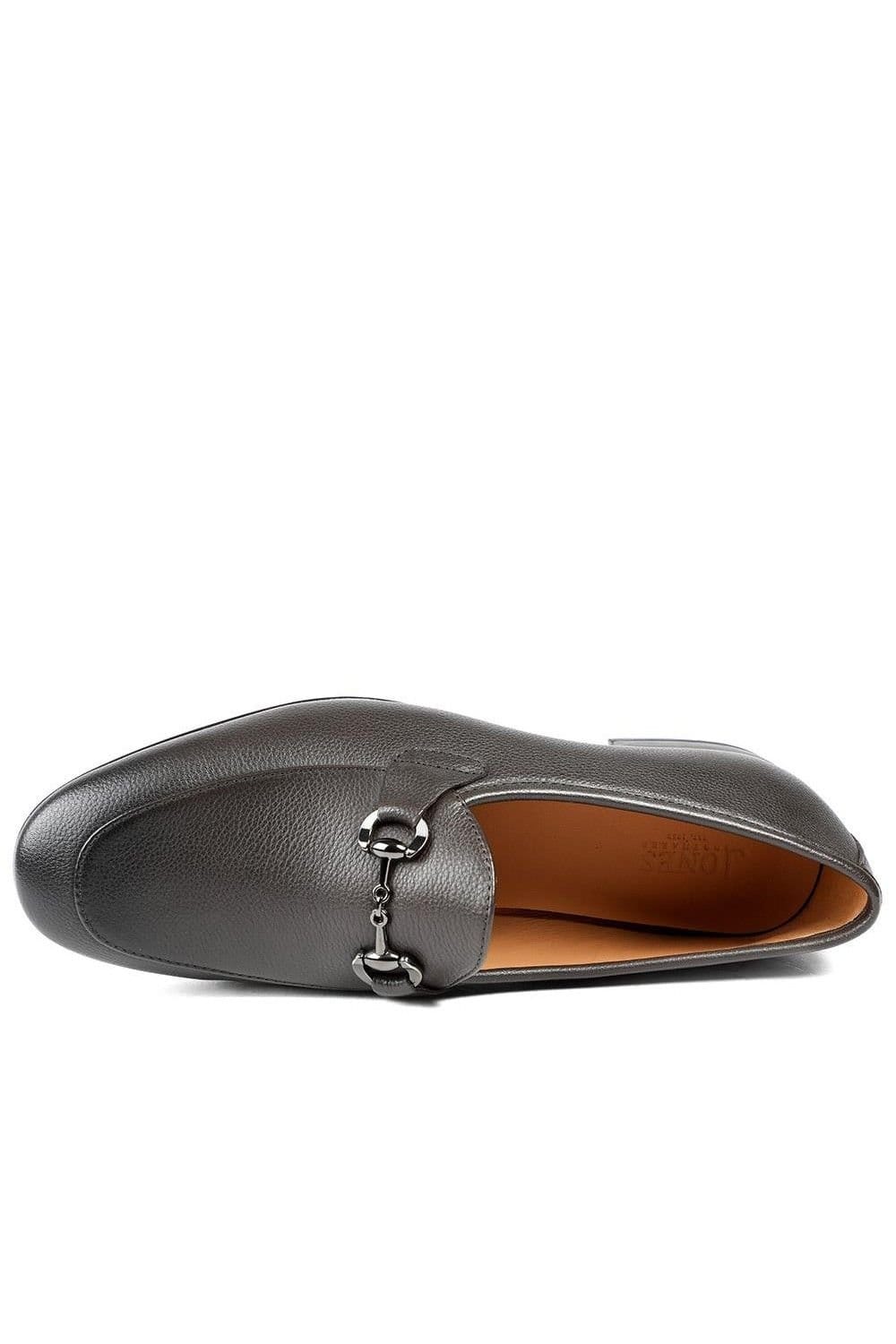 Jones Bootmaker Jones Bootmaker Men's Remus Leather Slip On Loafers in Brown - 4