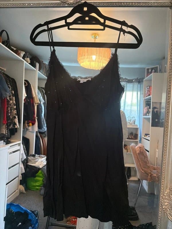Never Fully Dressed Never fully dressed satin and sequin dress
