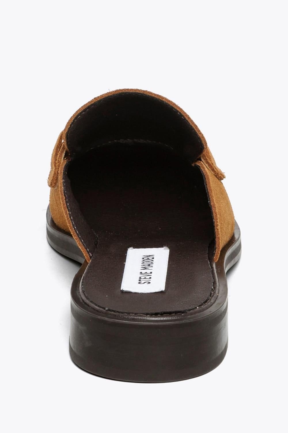Steve Madden STEVE MADDEN Women's 'Nada Mule Tan' Suede Flats in Tan - 4