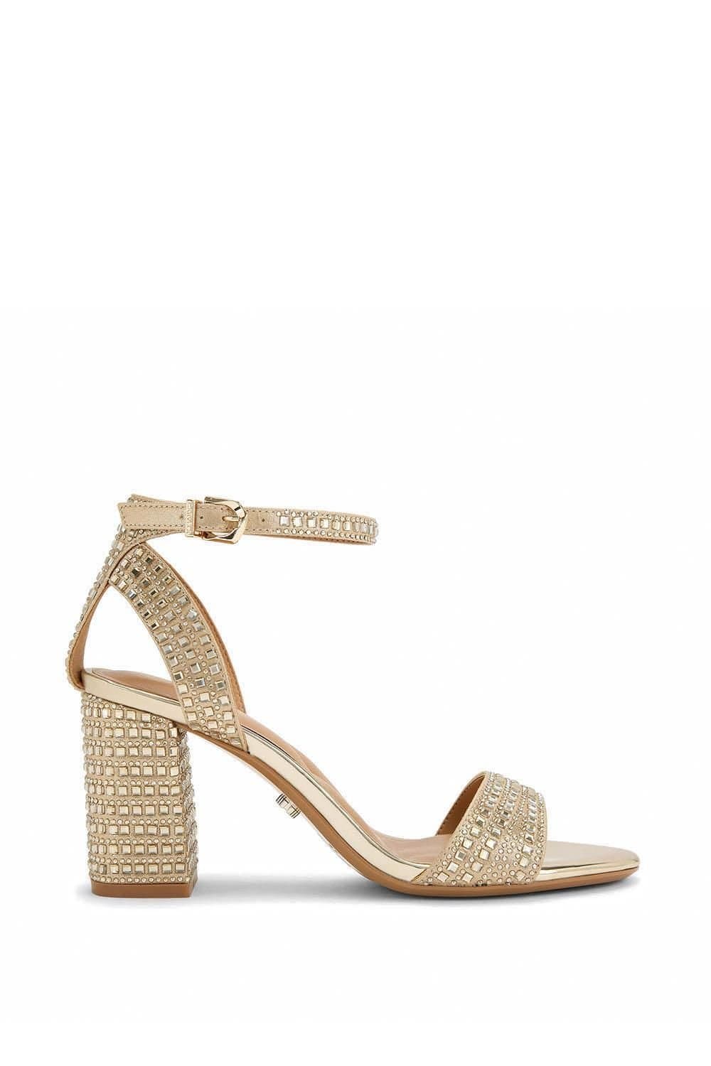 Carvela Carvela Women's 'Kianni' Fabric Heels in Gold