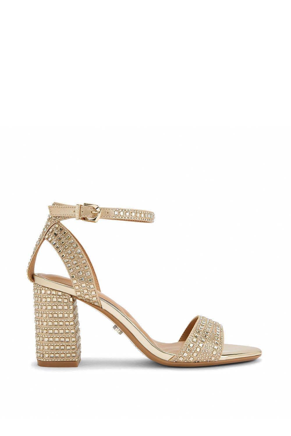 Carvela Carvela Women's 'Kianni' Fabric Heels in Gold - 4